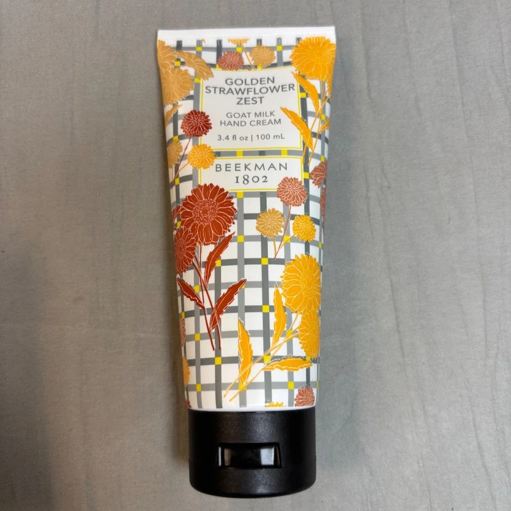 Beekman 1802 Golden Strawflower Zest Goat Milk Body Cream Soap Hand Cream Set